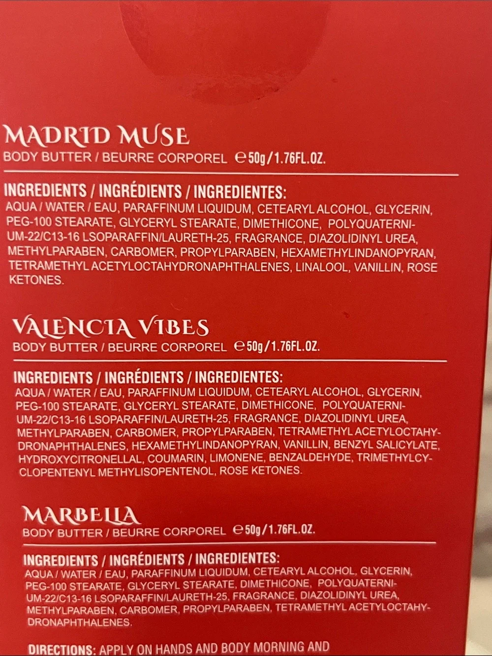 Madrid Muse & Valencia Vibes Body Butter Trio - Bright Red & Orange